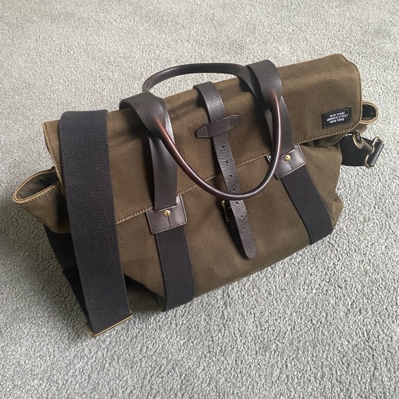 Jack Spade Bags Jack Spade Canvasleather Messenger Bag Poshmark